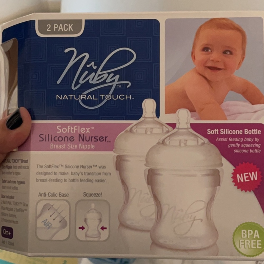 Nuby silicone bottle